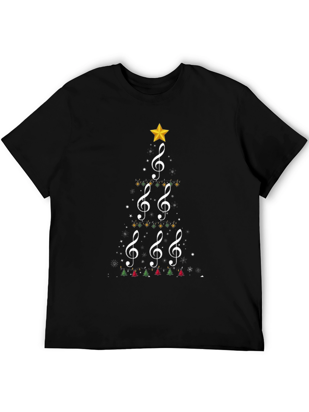 Musical Christmas Tree Graphic Tee