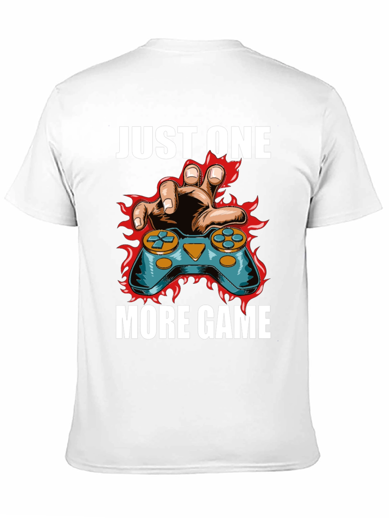 Just One More Game Black T-Shirt