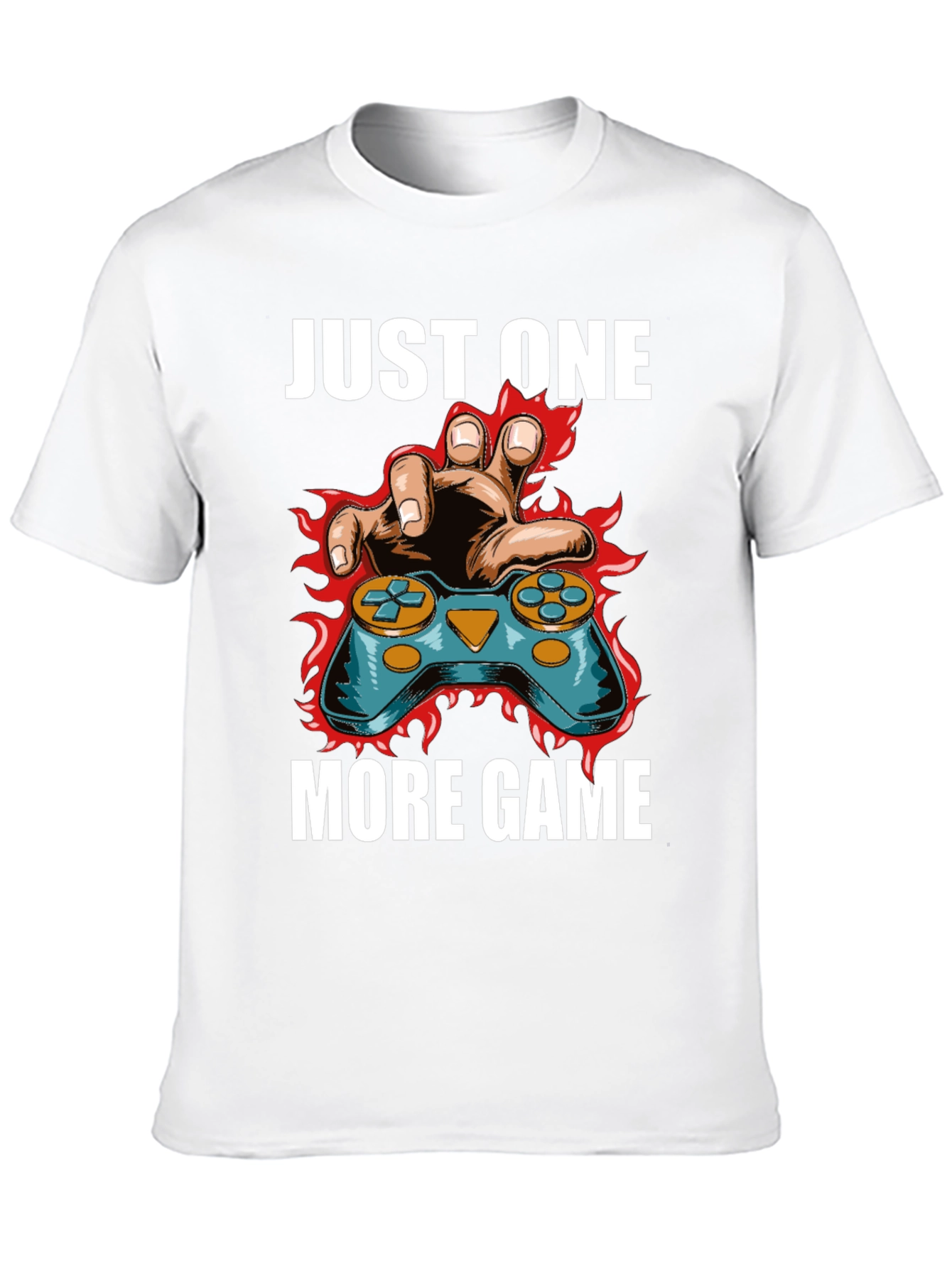 Just One More Game Black T-Shirt