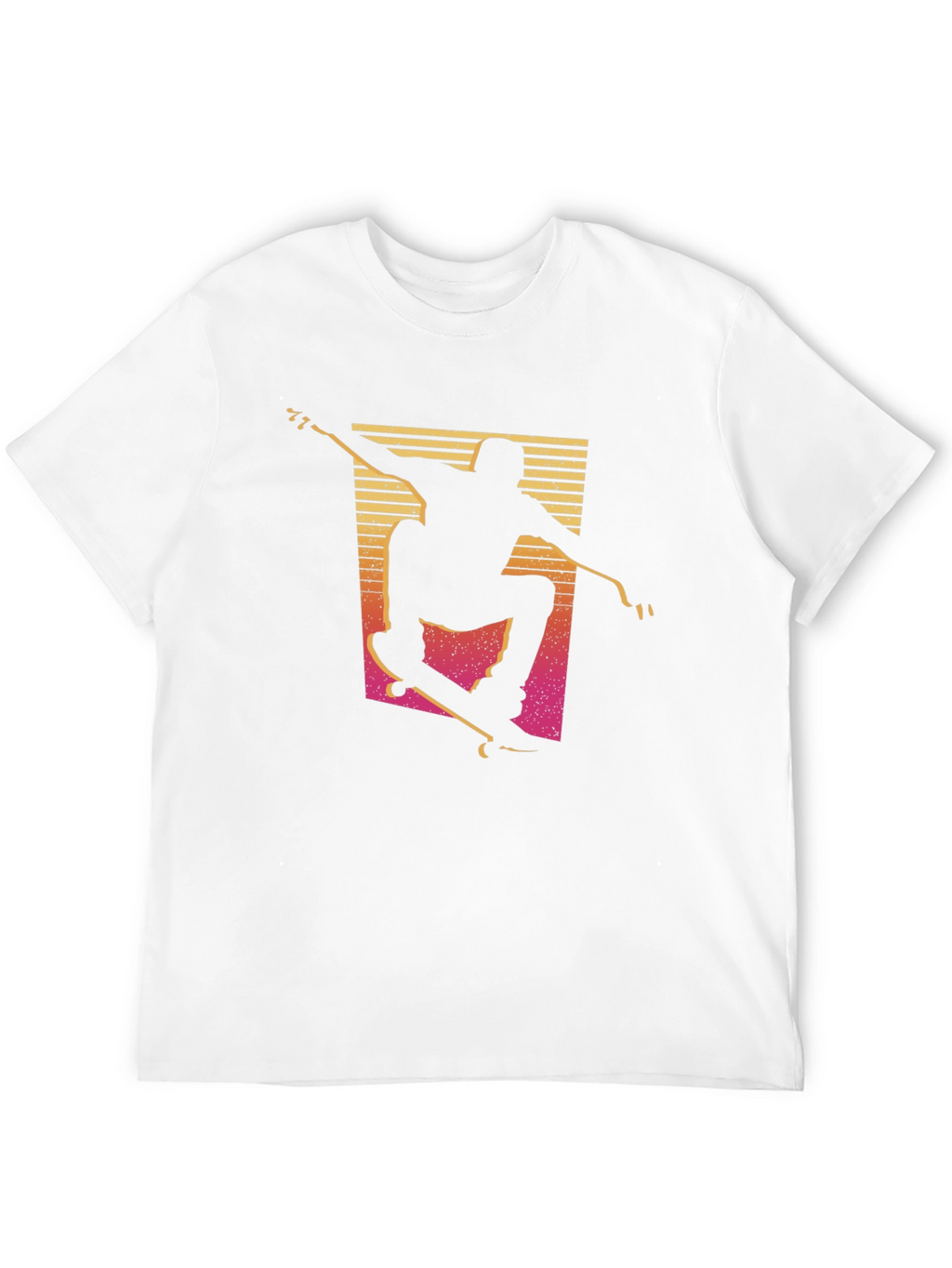 Skate Silhouette Graphic Tee - Black