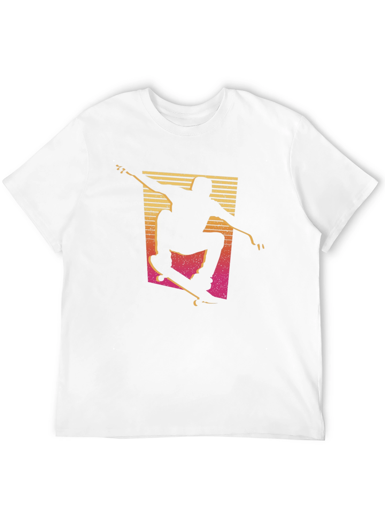 Skate Silhouette Graphic Tee - Black