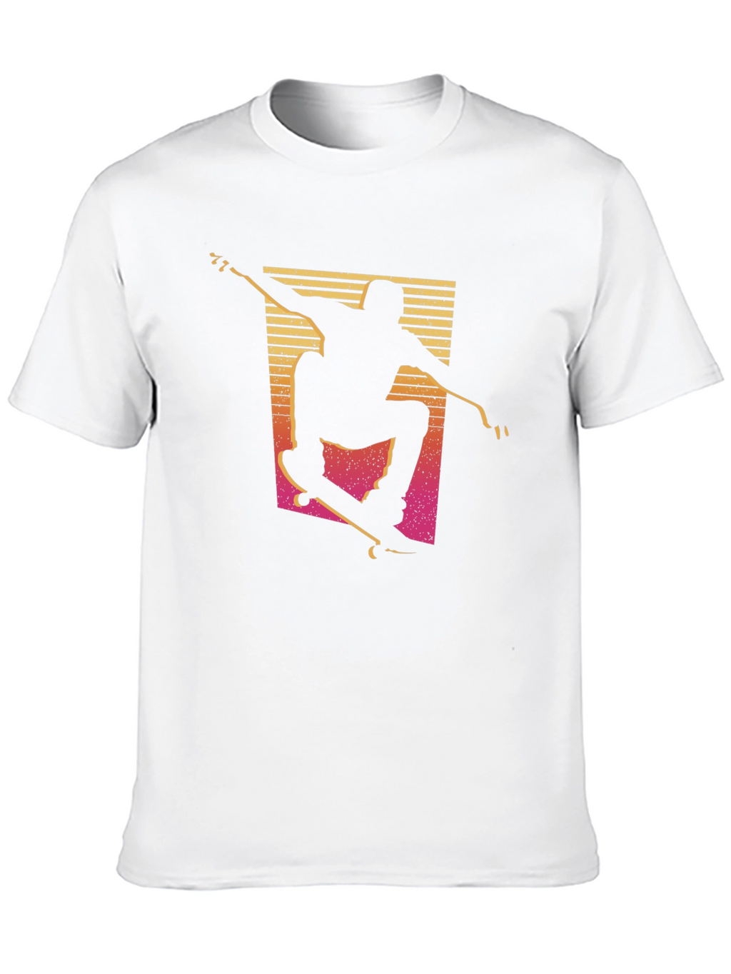 Skate Silhouette Graphic Tee - Black
