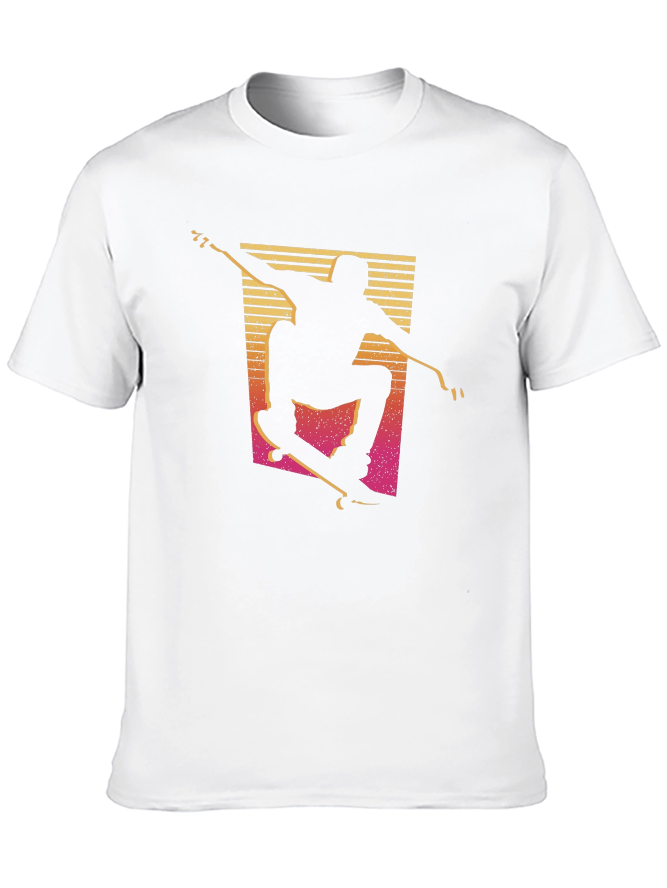 Skate Silhouette Graphic Tee - Black