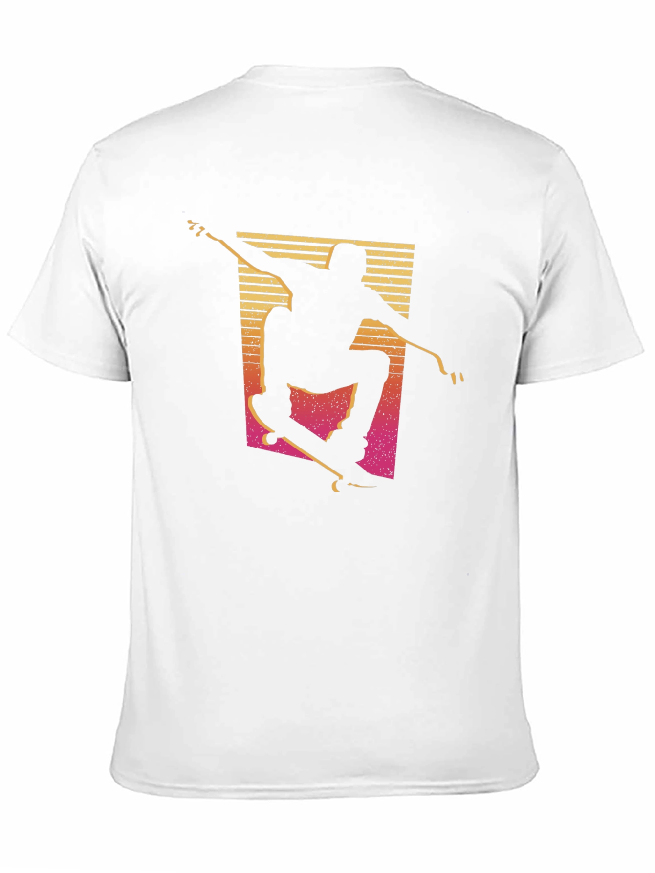 Skate Silhouette Graphic Tee - Black