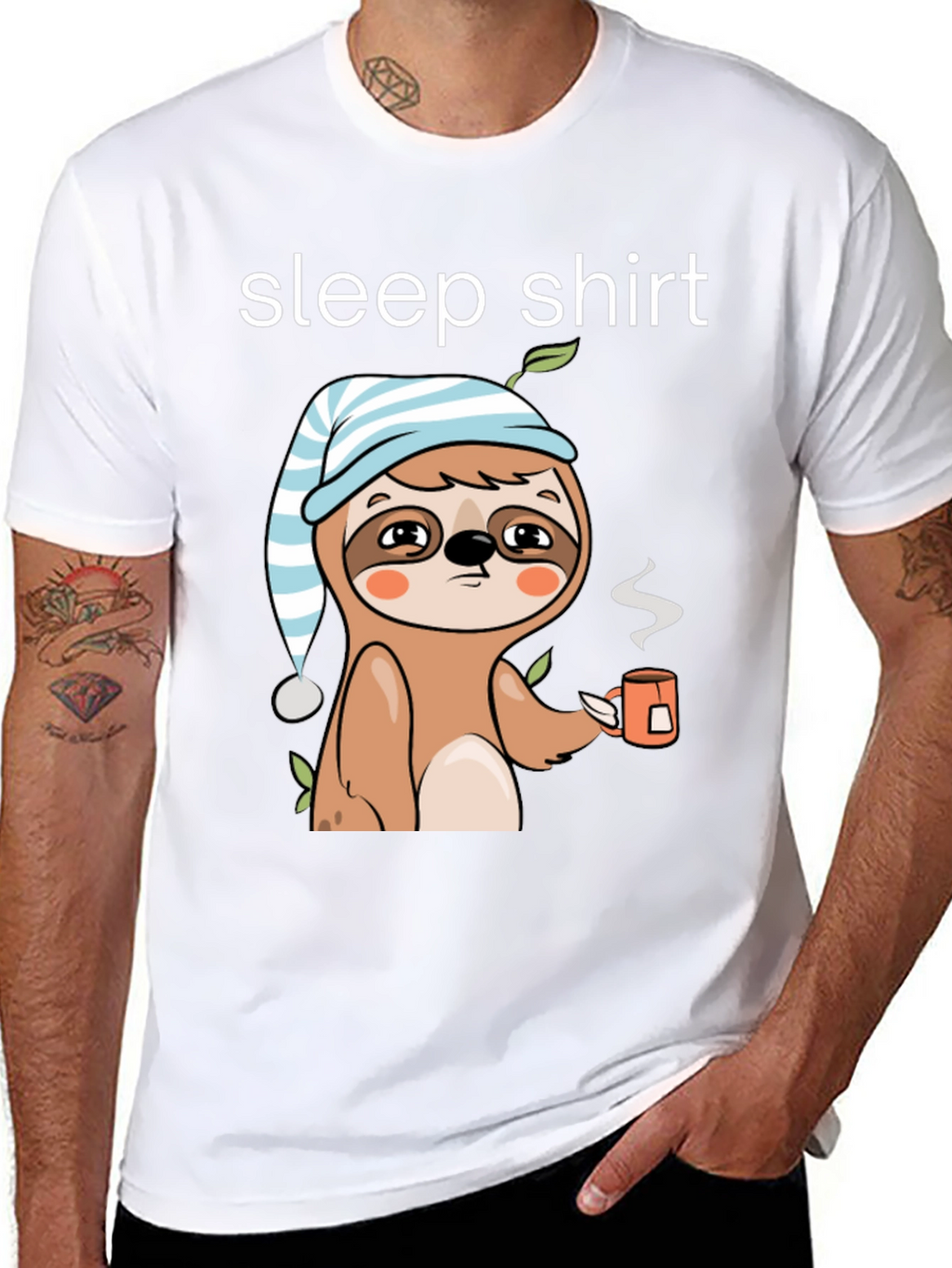 Sleepy Sloth Coffee T-Shirt