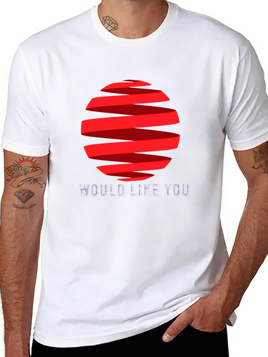 Abstract Sphere Graphic Tee - Casual Menswear