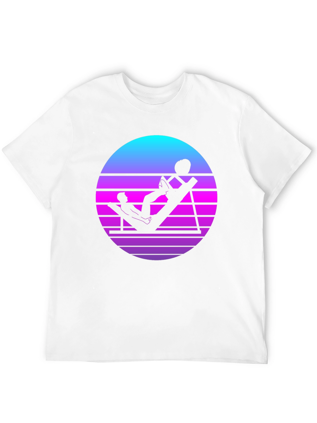 Retro Gym T-Shirt - Vaporwave Workout Tee