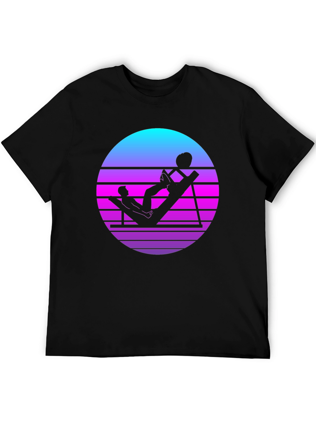 Retro Gym T-Shirt - Vaporwave Workout Tee