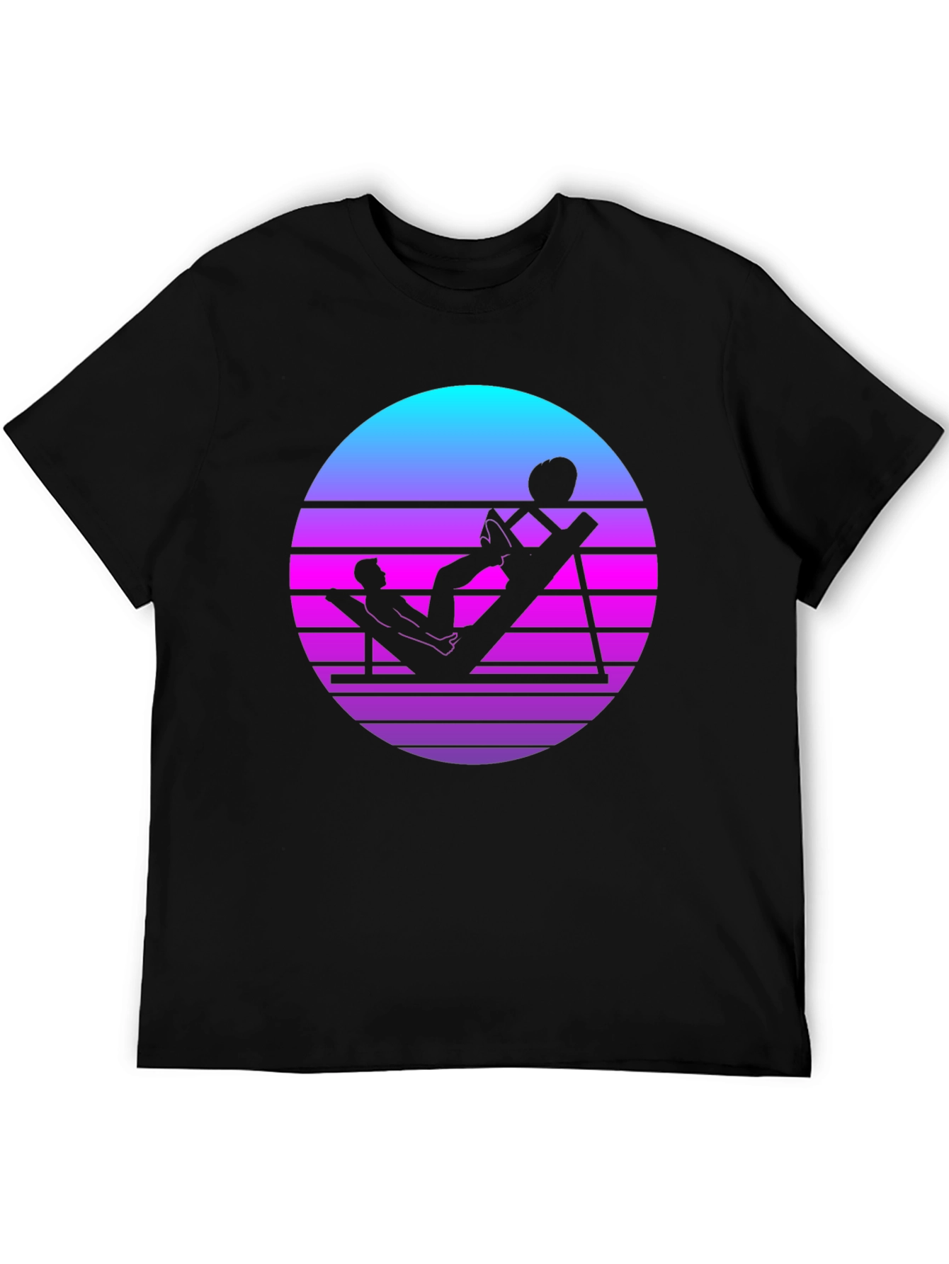 Retro Gym T-Shirt - Vaporwave Workout Tee