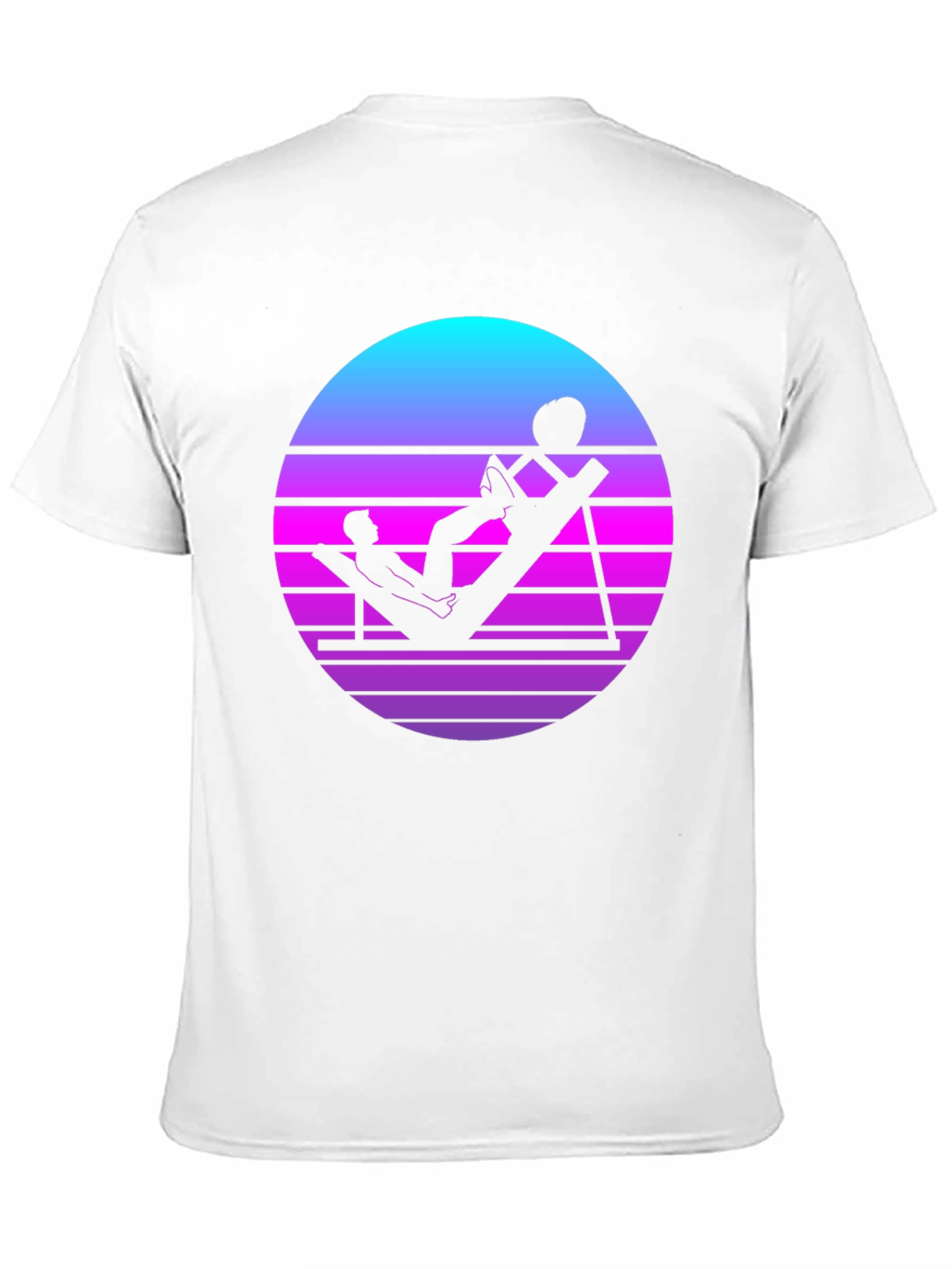 Retro Gym T-Shirt - Vaporwave Workout Tee