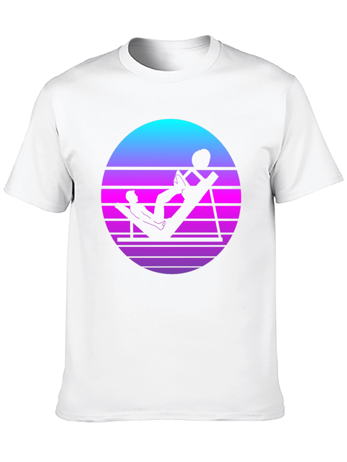 Retro Gym T-Shirt - Vaporwave Workout Tee