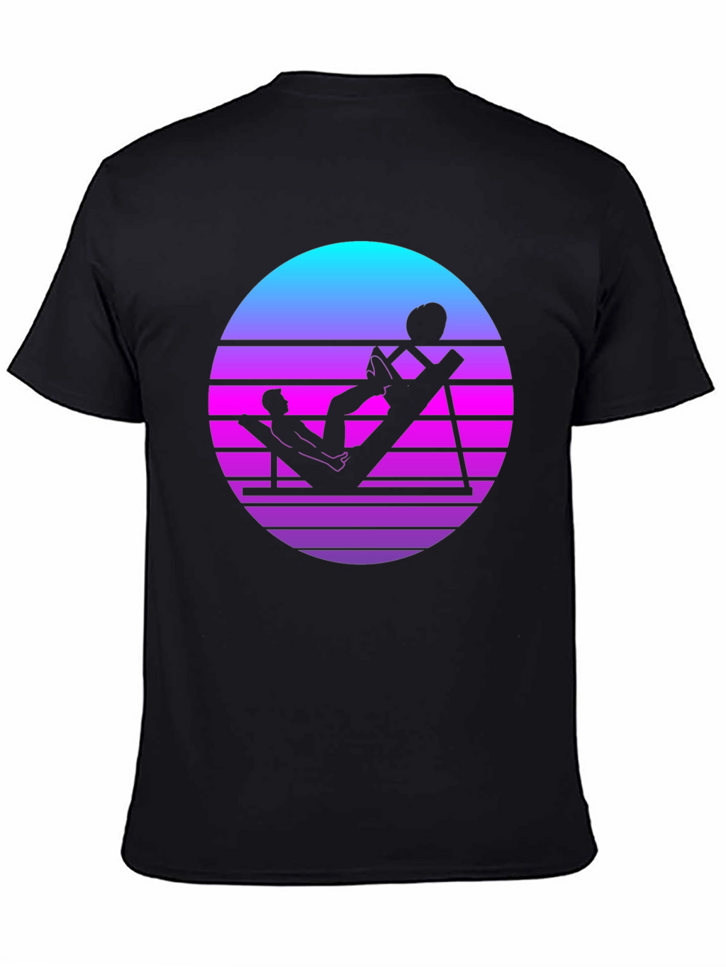 Retro Gym T-Shirt - Vaporwave Workout Tee