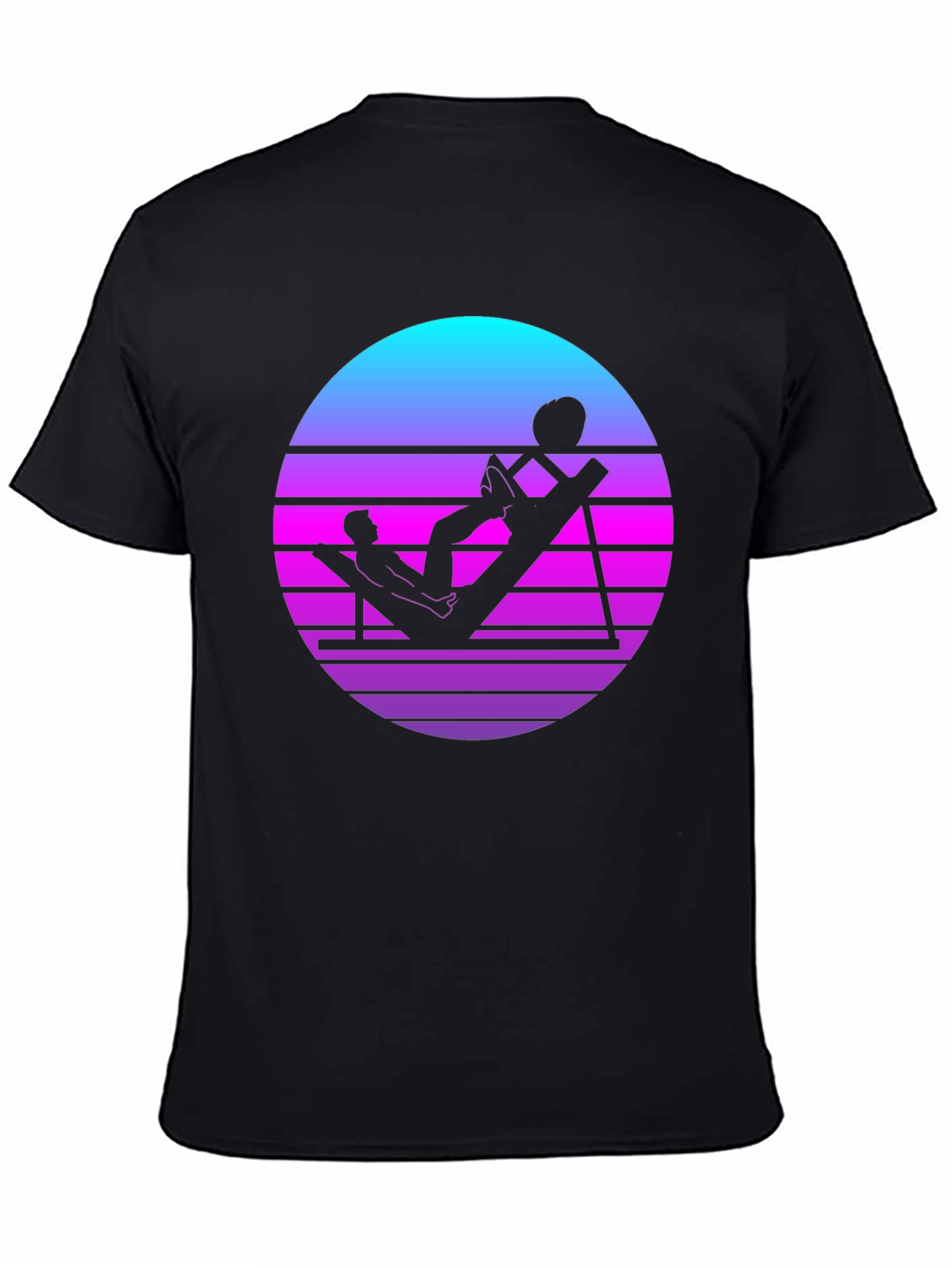 Retro Gym T-Shirt - Vaporwave Workout Tee
