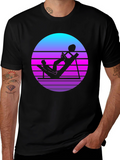 Retro Gym T-Shirt - Vaporwave Workout Tee