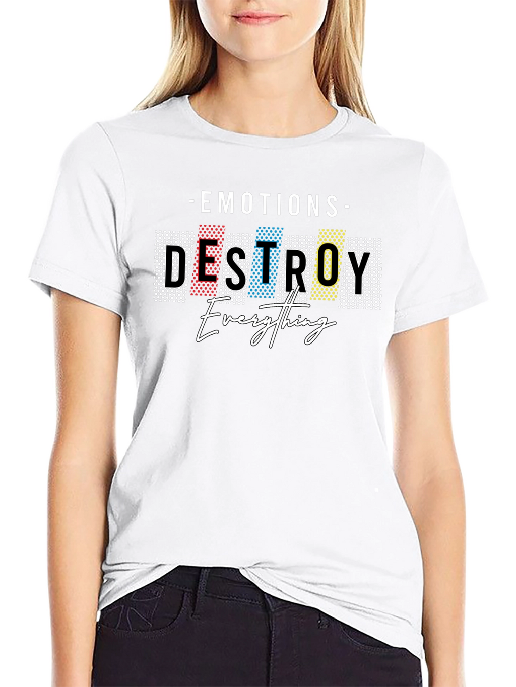 Emotions Destroy Everything Graphic Tee