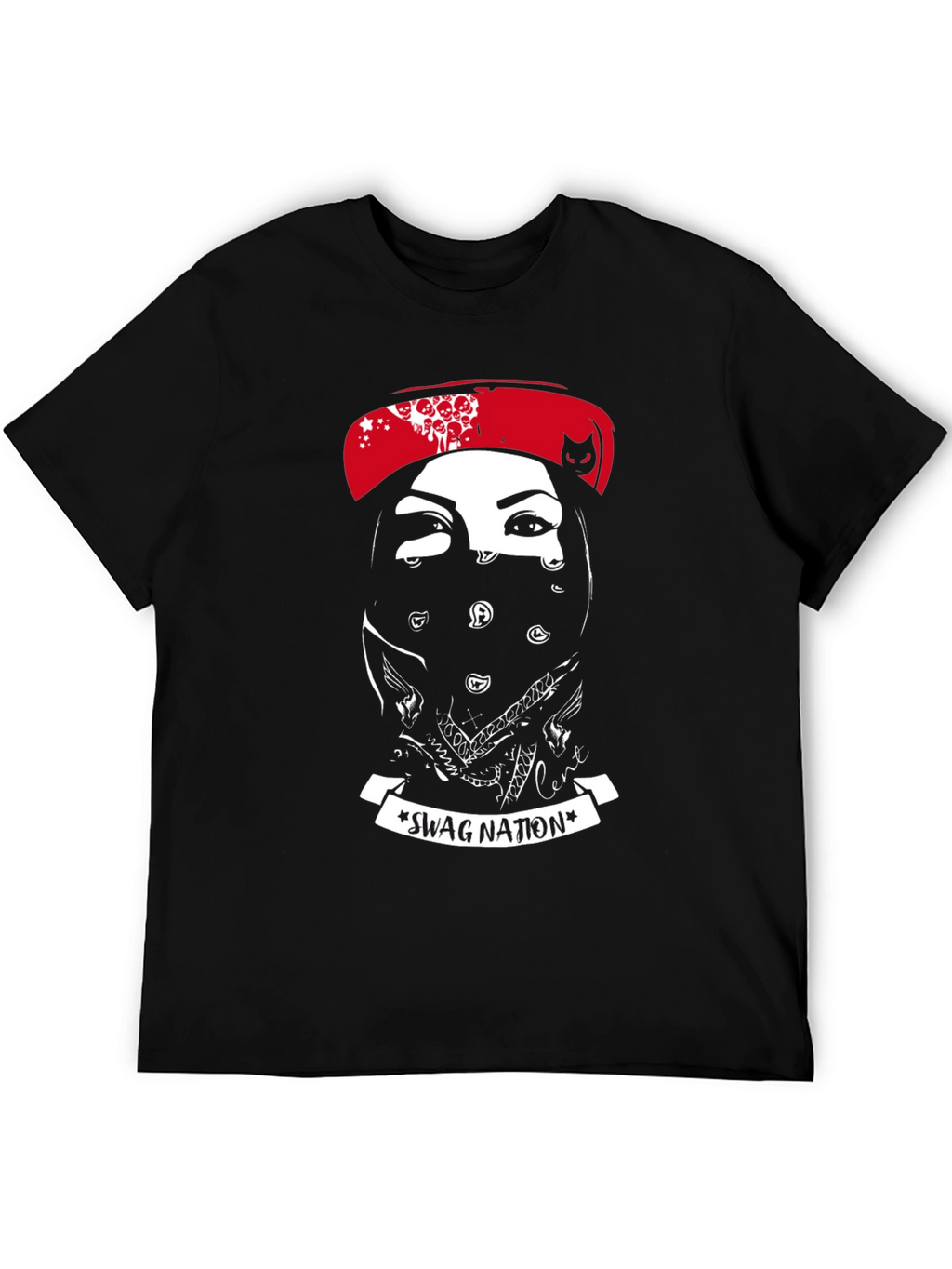 Swag Nation Graphic Tee - Mens Black T-Shirt