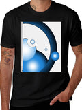 Abstract Graphic Tee - Modern Design T-Shirt