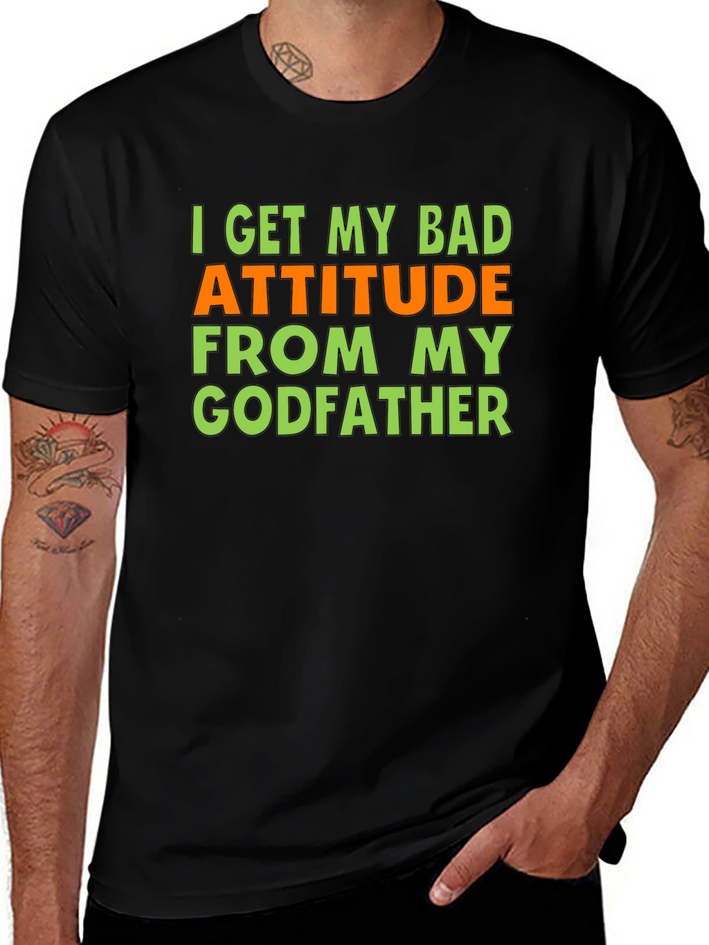 Bad Attitude Godfather Novelty T-Shirt