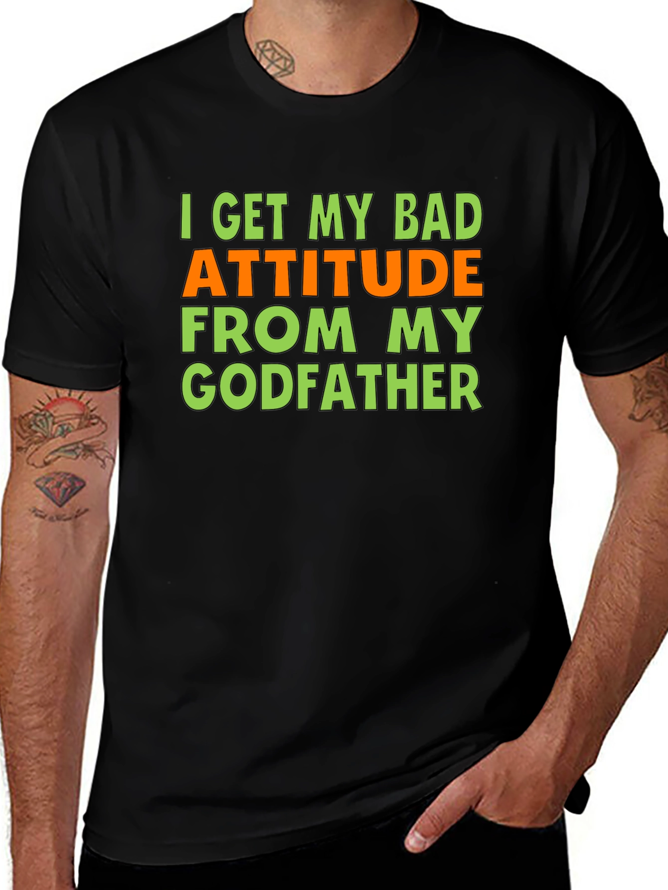 Bad Attitude Godfather Novelty T-Shirt