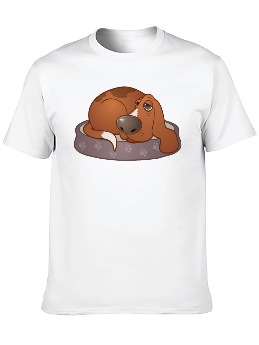 Sad Dog T-Shirt - Cute Basset Hound Design