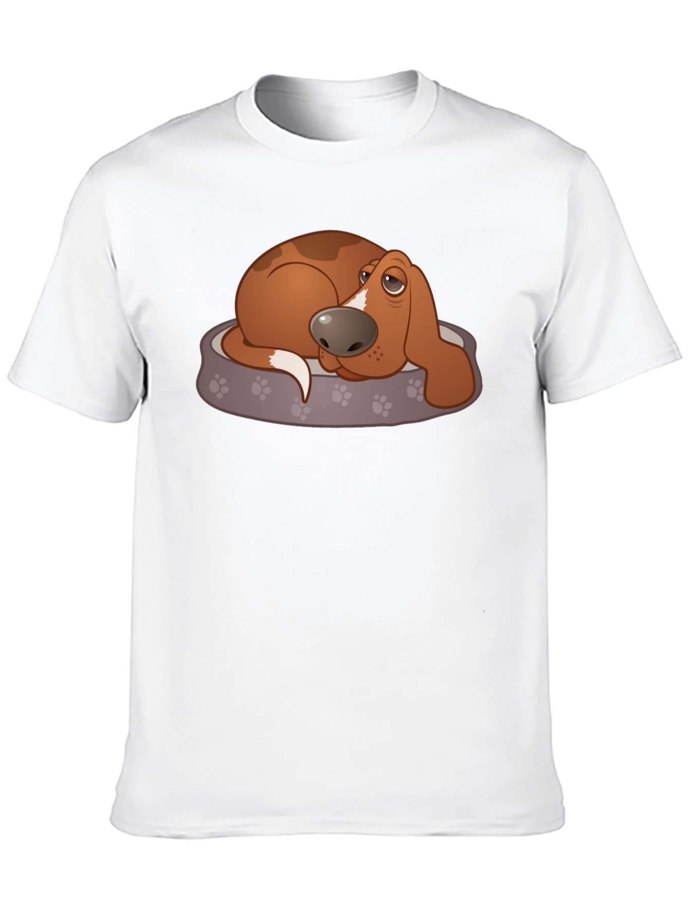 Sad Dog T-Shirt - Cute Basset Hound Design