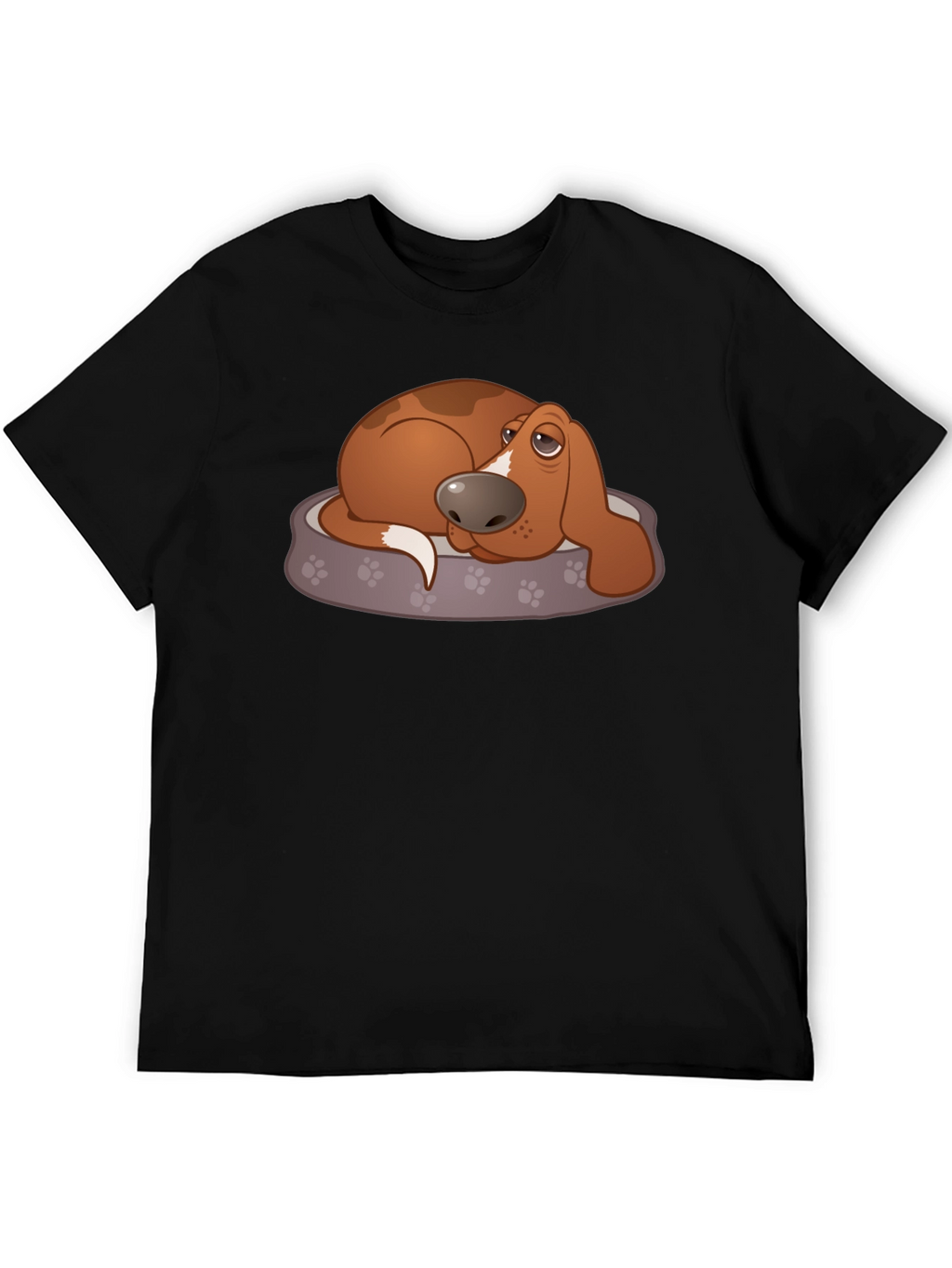 Sad Dog T-Shirt - Cute Basset Hound Design
