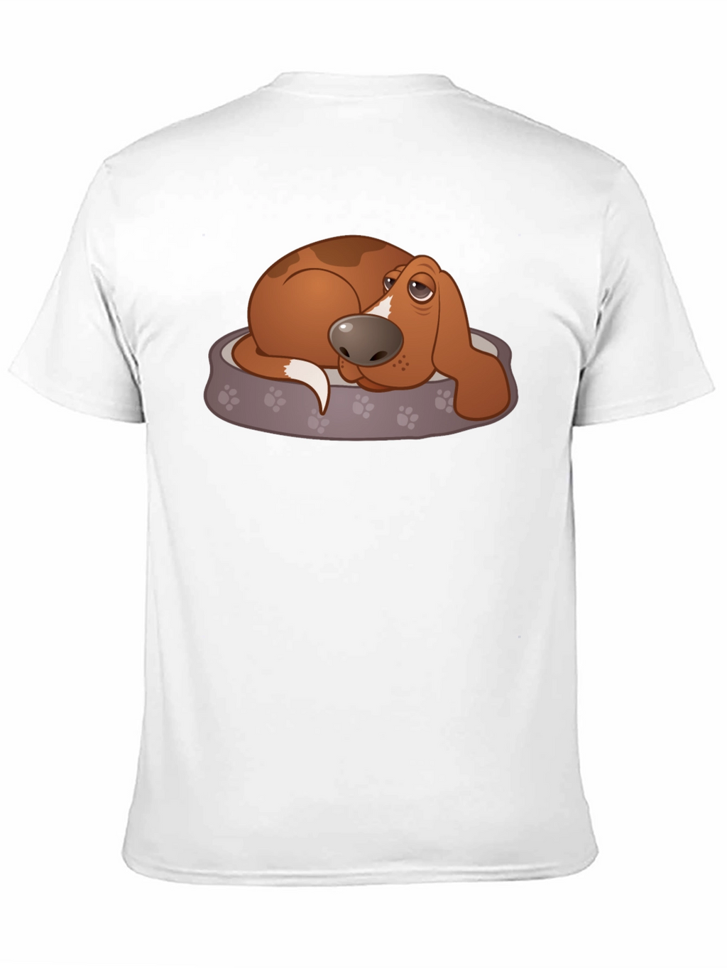 Sad Dog T-Shirt - Cute Basset Hound Design