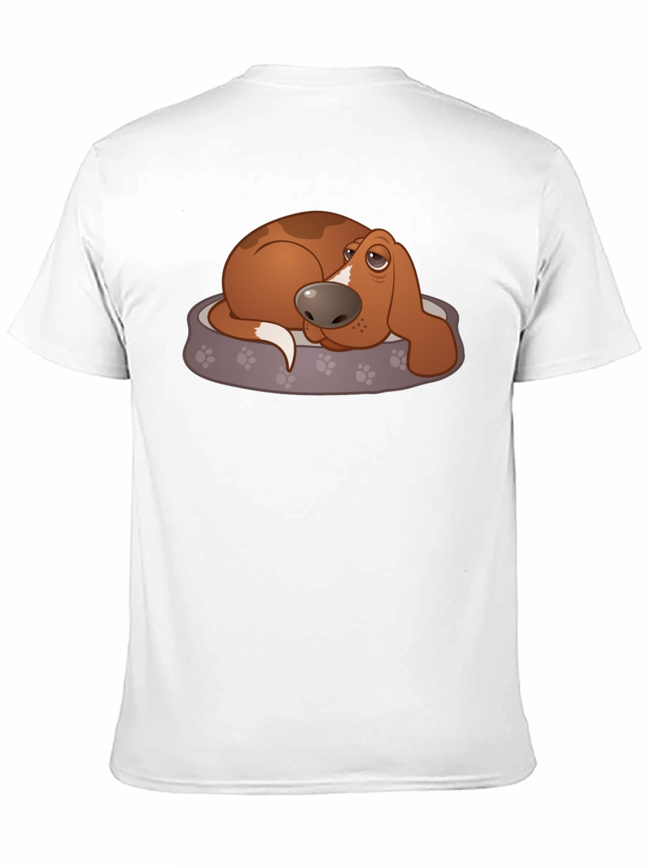 Sad Dog T-Shirt - Cute Basset Hound Design