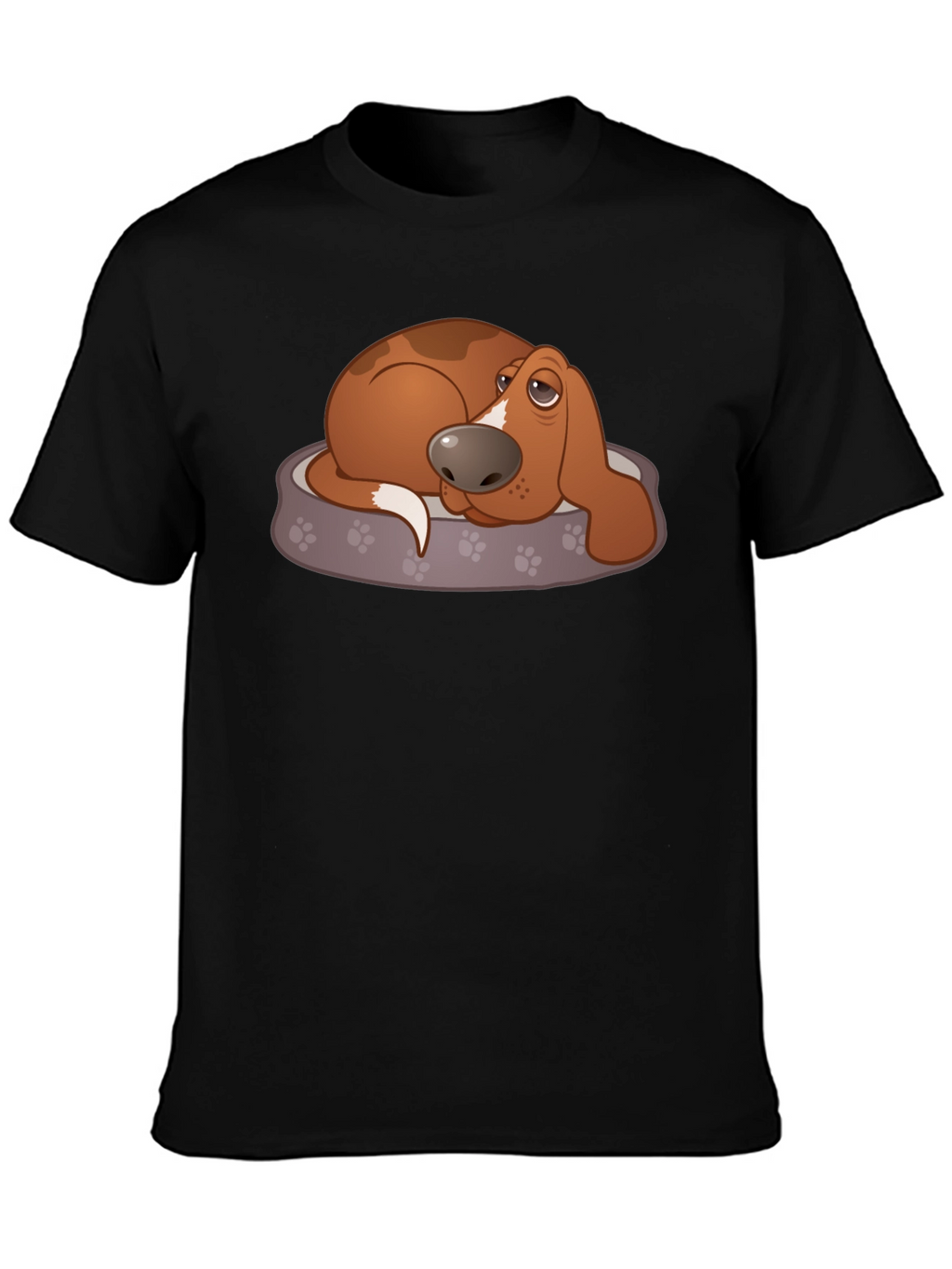 Sad Dog T-Shirt - Cute Basset Hound Design