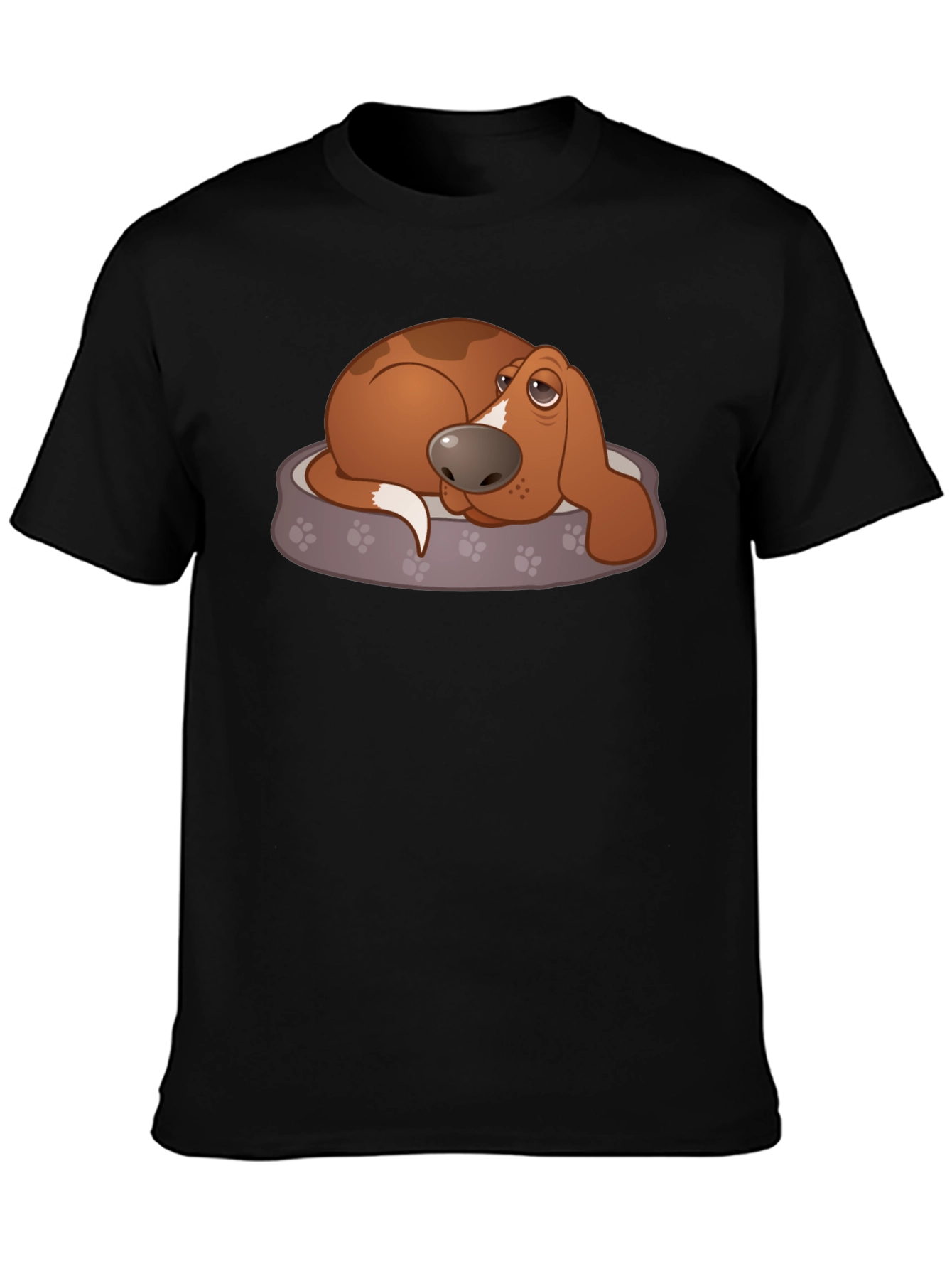 Sad Dog T-Shirt - Cute Basset Hound Design