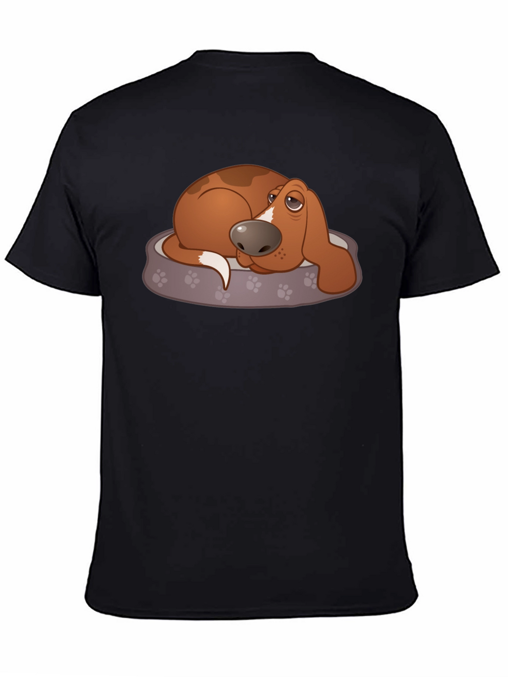 Sad Dog T-Shirt - Cute Basset Hound Design