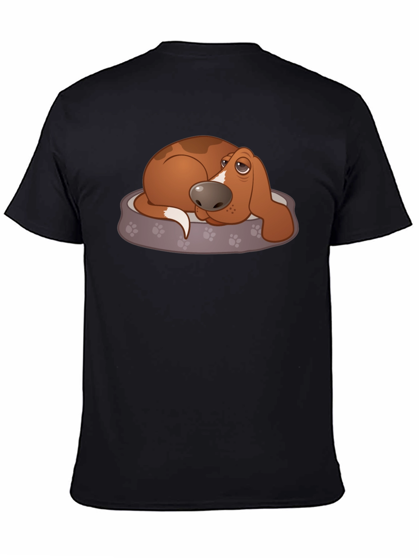 Sad Dog T-Shirt - Cute Basset Hound Design