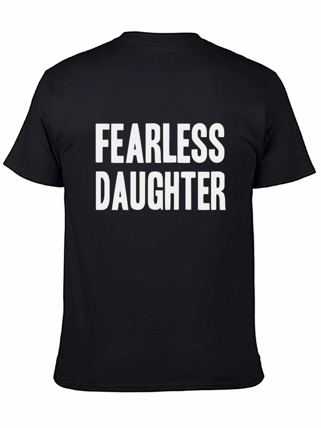 Fearless Daughter Graphic Tee - Black Cotton