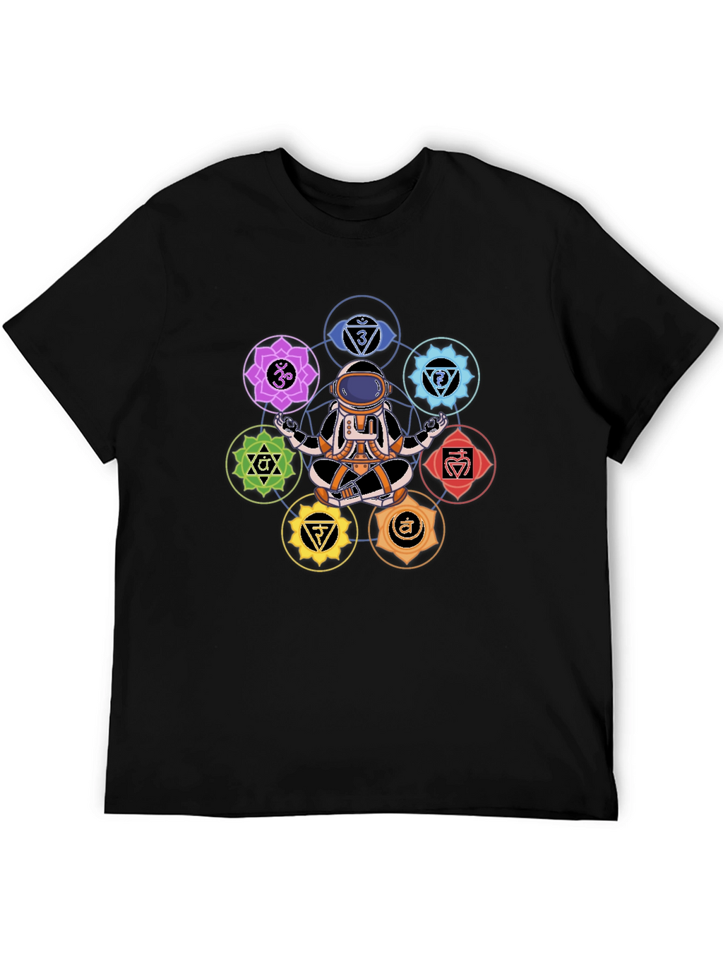 Astronaut Chakra T-Shirt - Meditating in Space!