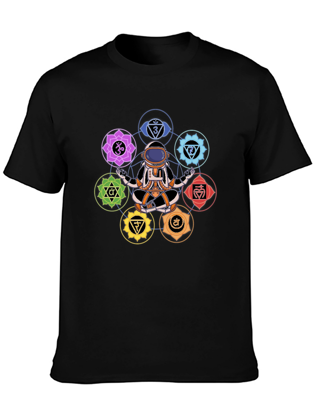 Astronaut Chakra T-Shirt - Meditating in Space!