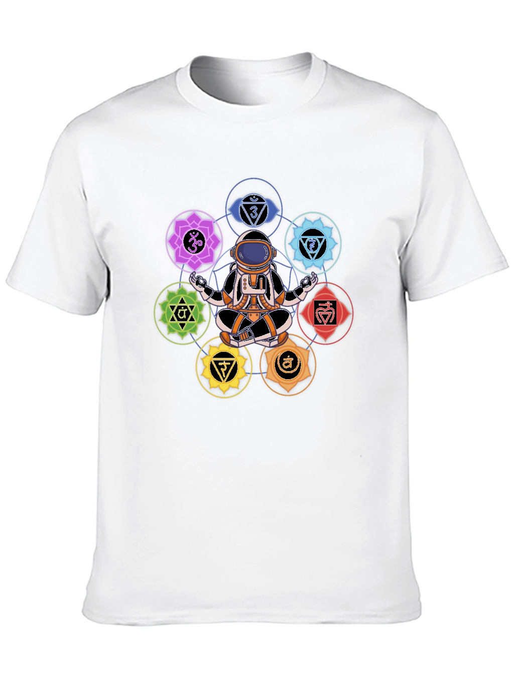 Astronaut Chakra T-Shirt - Meditating in Space!