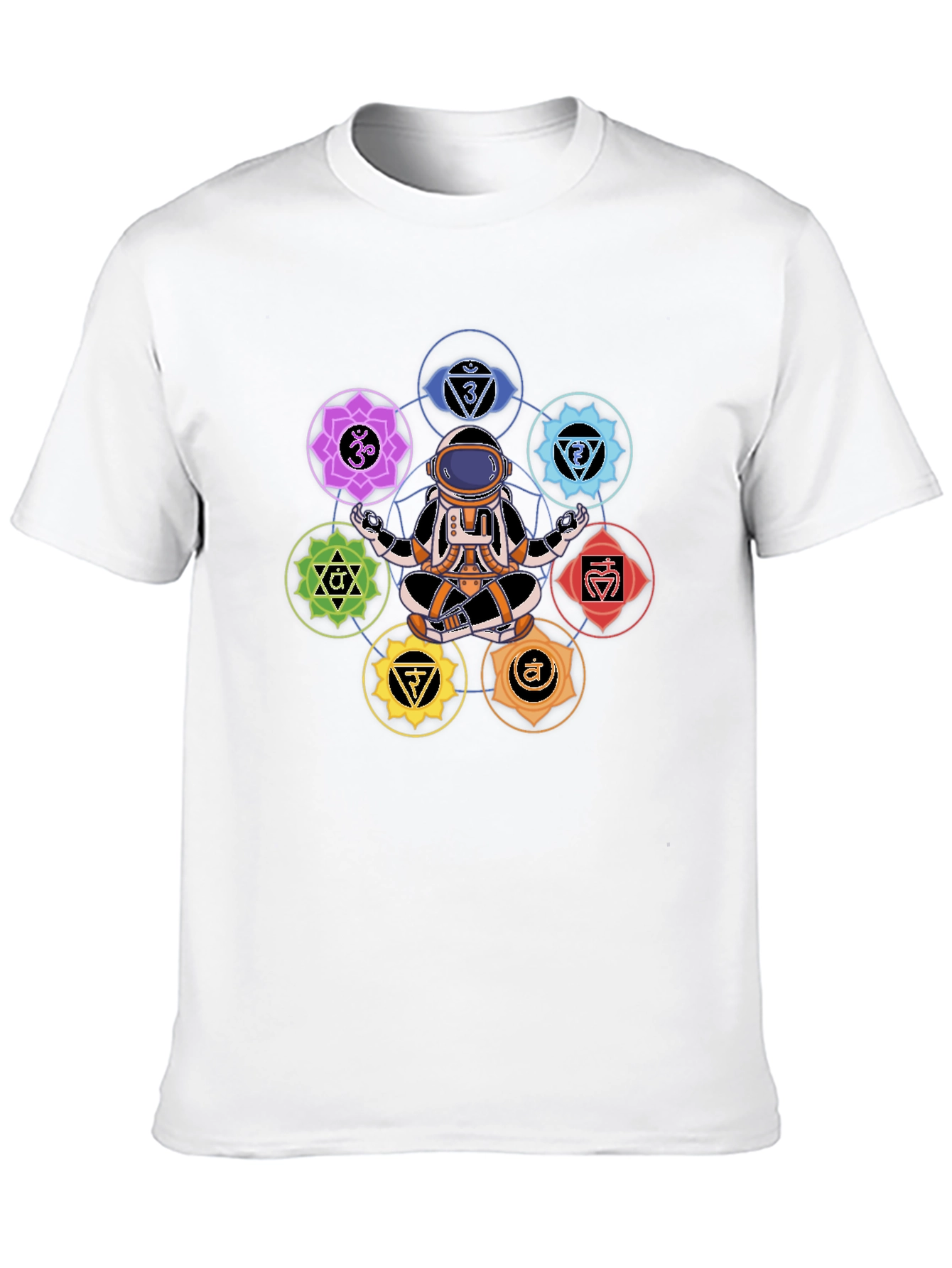 Astronaut Chakra T-Shirt - Meditating in Space!