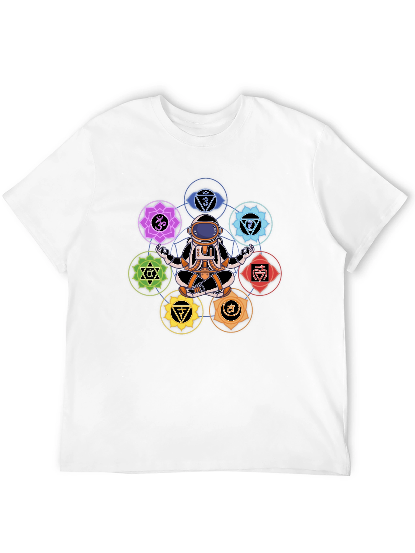 Astronaut Chakra T-Shirt - Meditating in Space!
