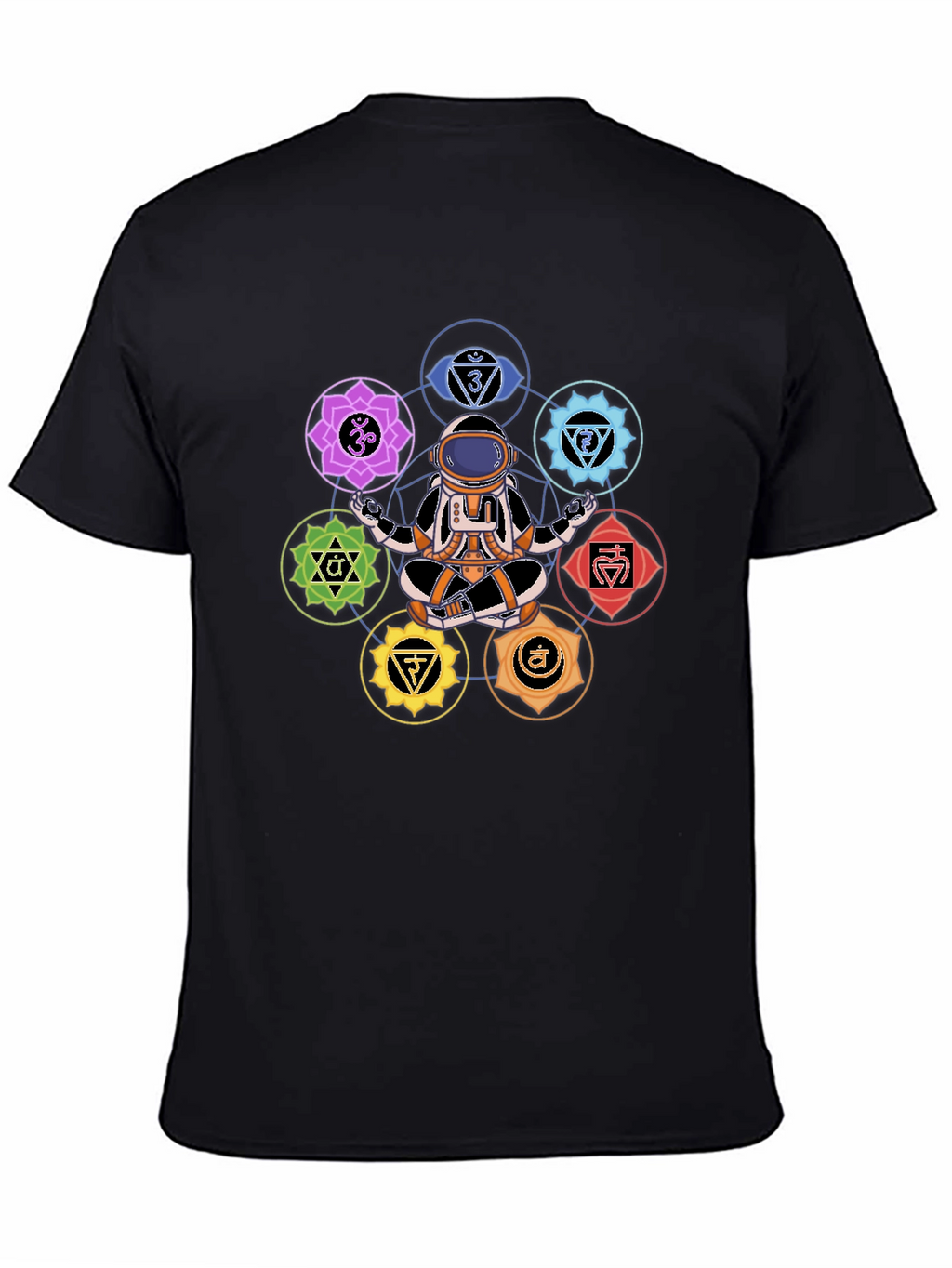 Astronaut Chakra T-Shirt - Meditating in Space!
