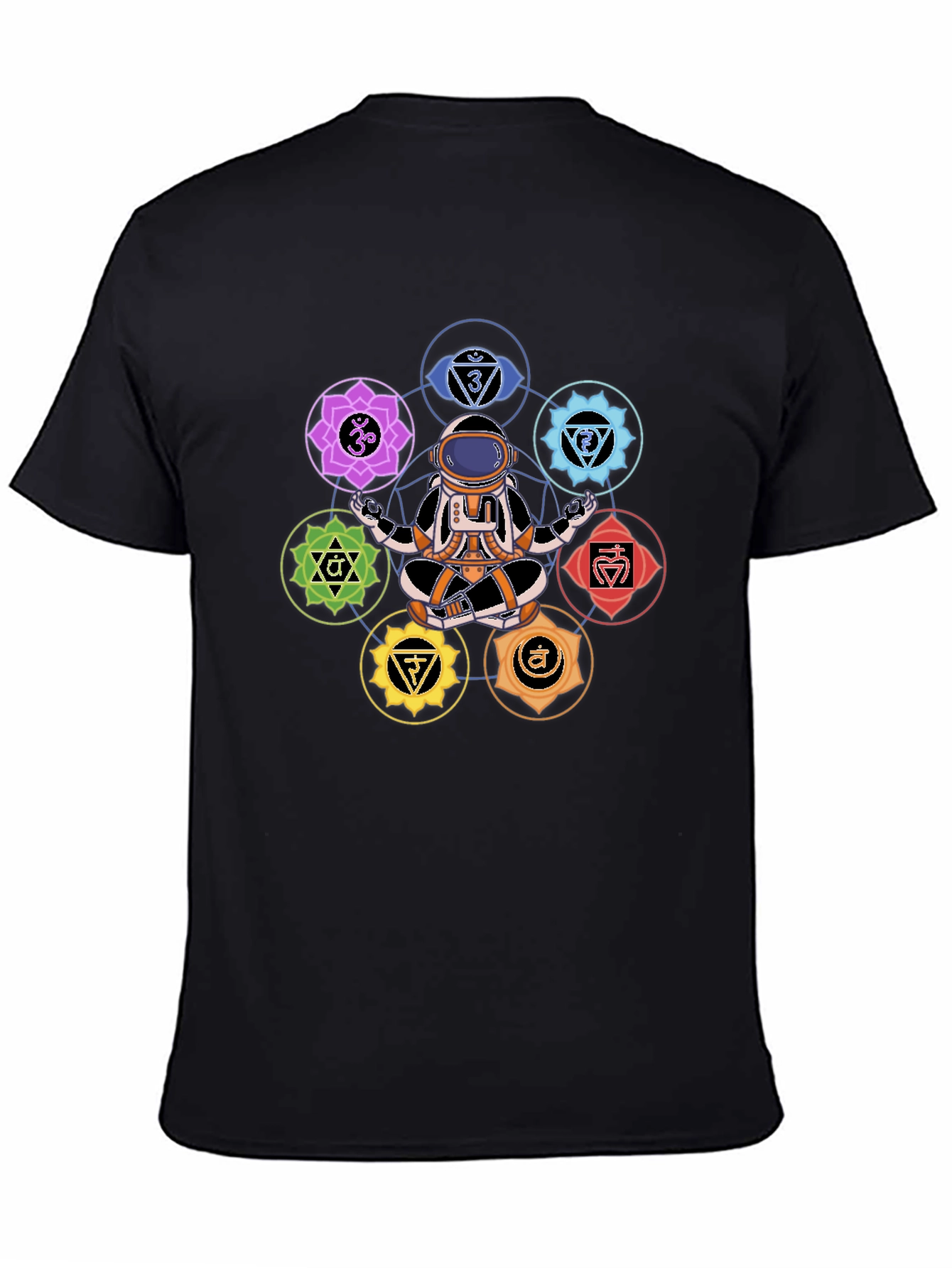 Astronaut Chakra T-Shirt - Meditating in Space!