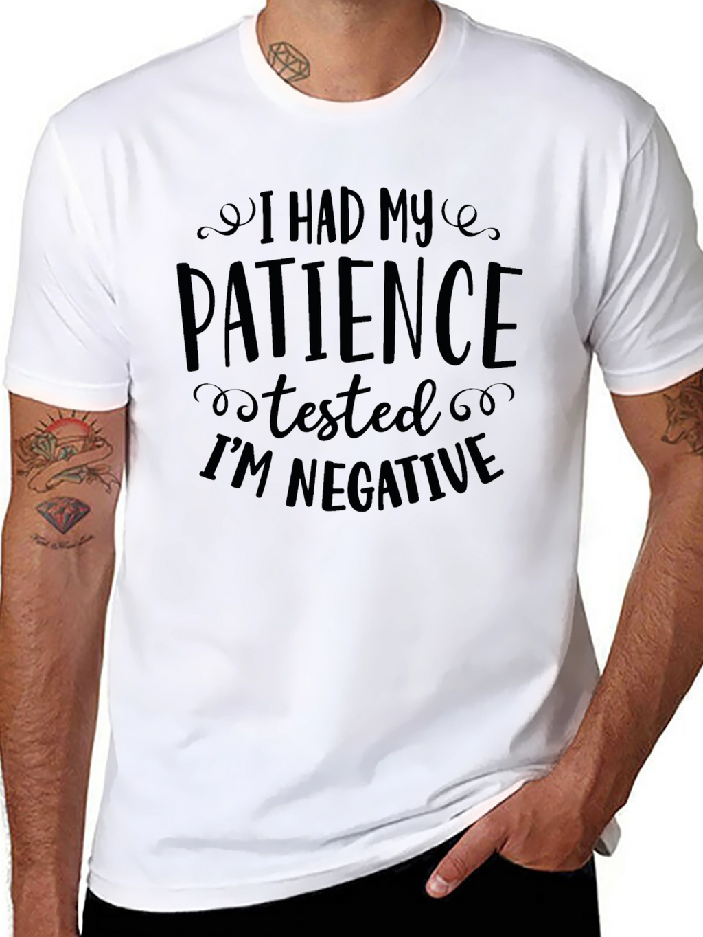 Patience Tested T-Shirt: Funny Sarcastic Tee