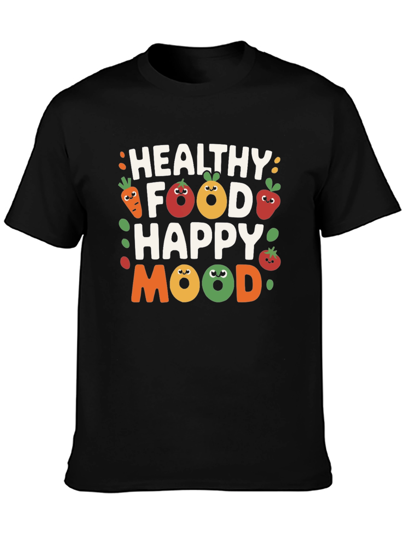 Healthy Food Happy Mood Graphic Tee