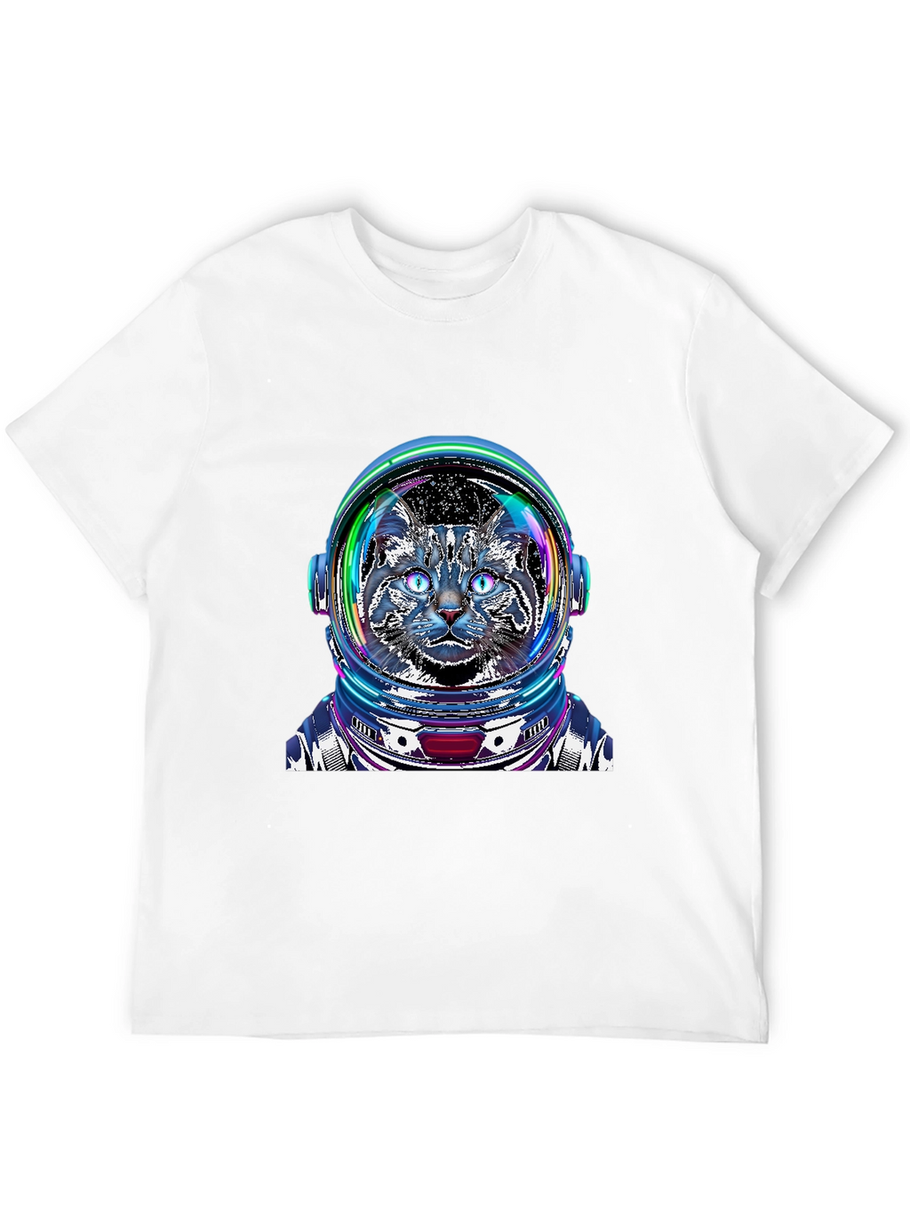Cosmic Cat Astronaut T-Shirt - Galaxy Pet Tee
