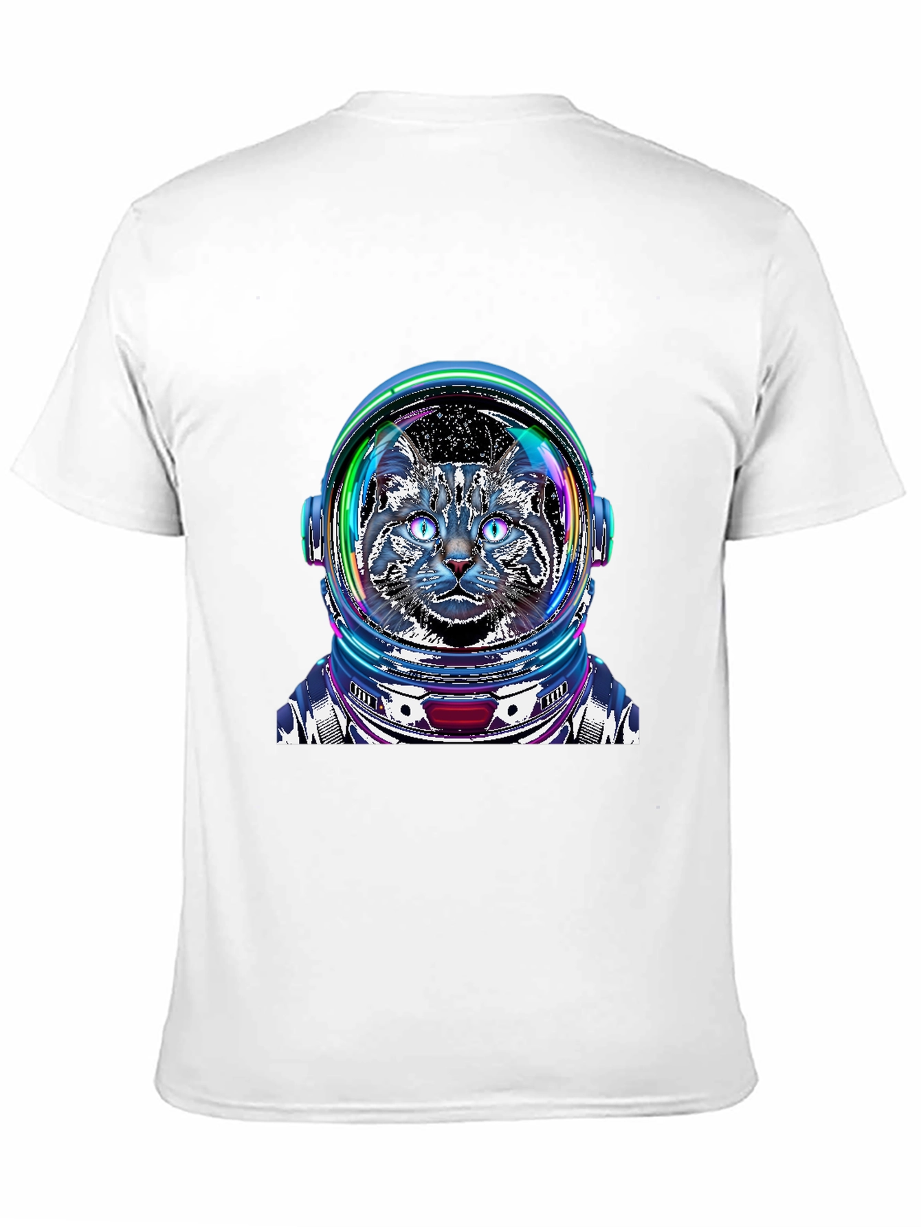Cosmic Cat Astronaut T-Shirt - Galaxy Pet Tee
