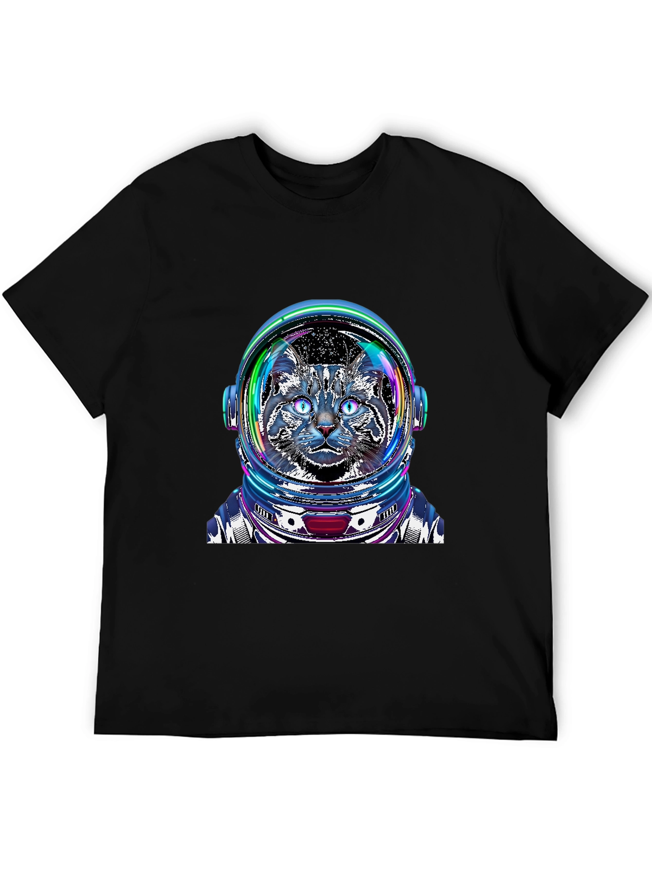 Cosmic Cat Astronaut T-Shirt - Galaxy Pet Tee