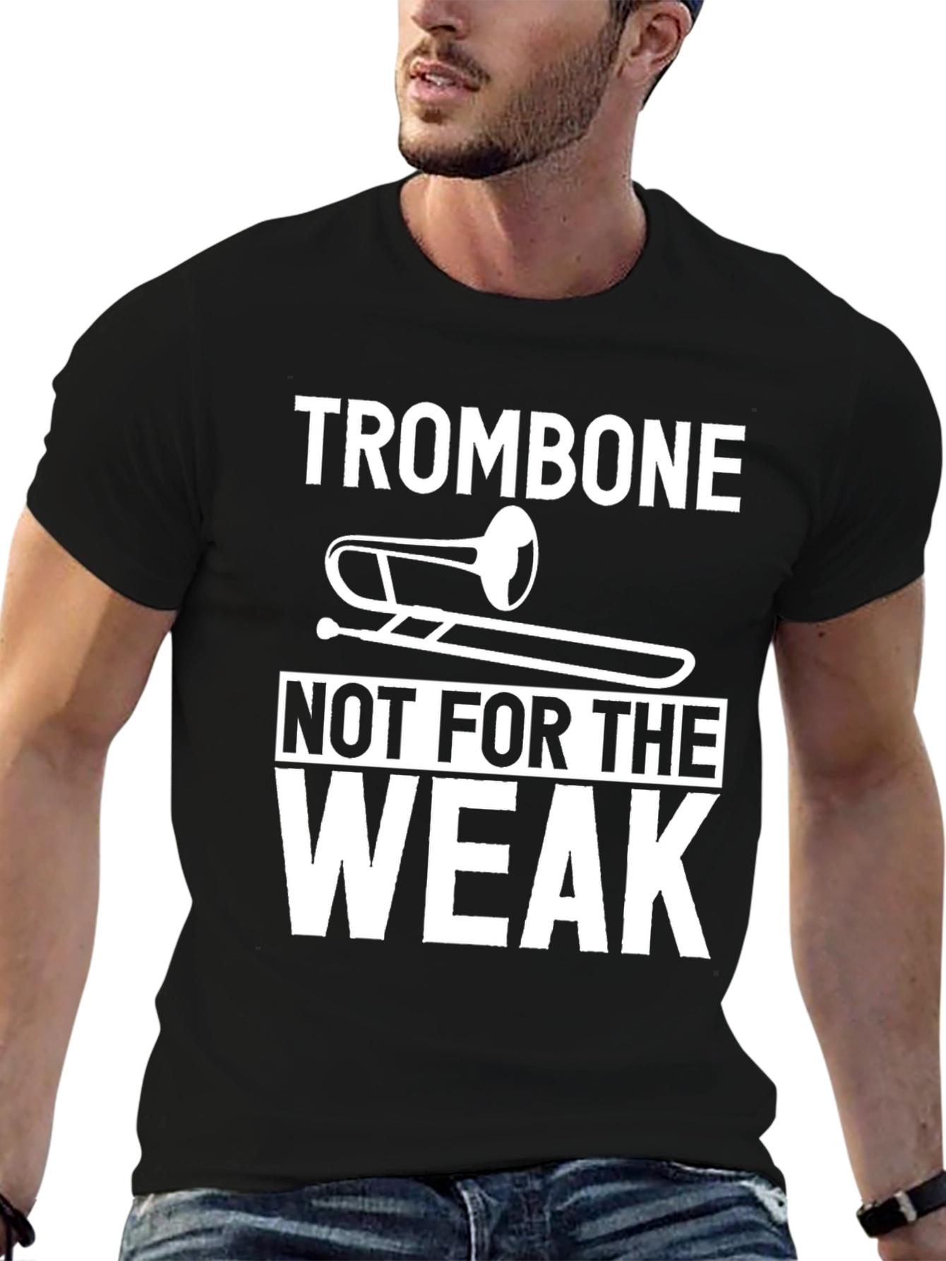 Trombone Not For The Weak Graphic Tee