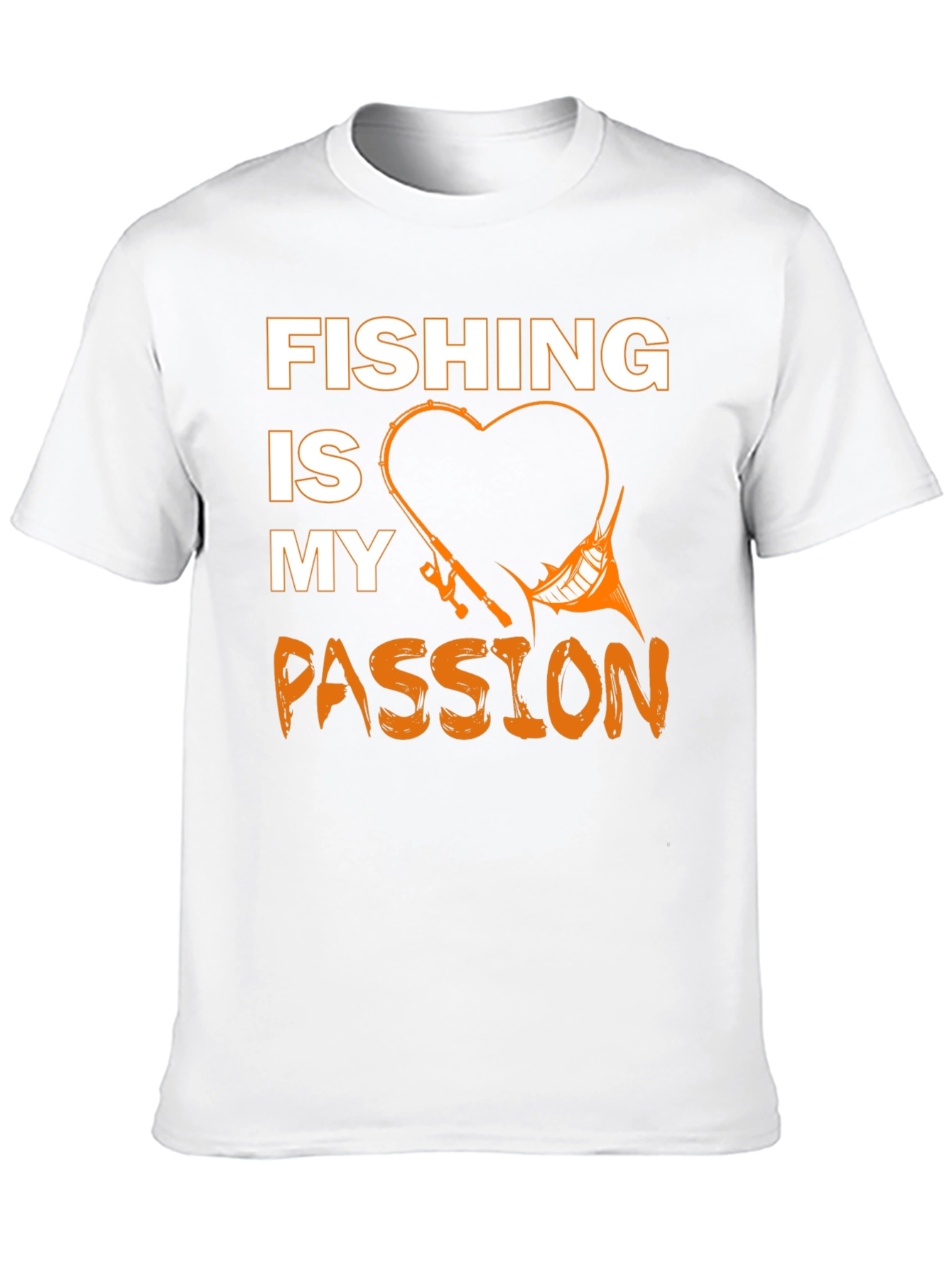 Fishing Is My Passion T-Shirt Black