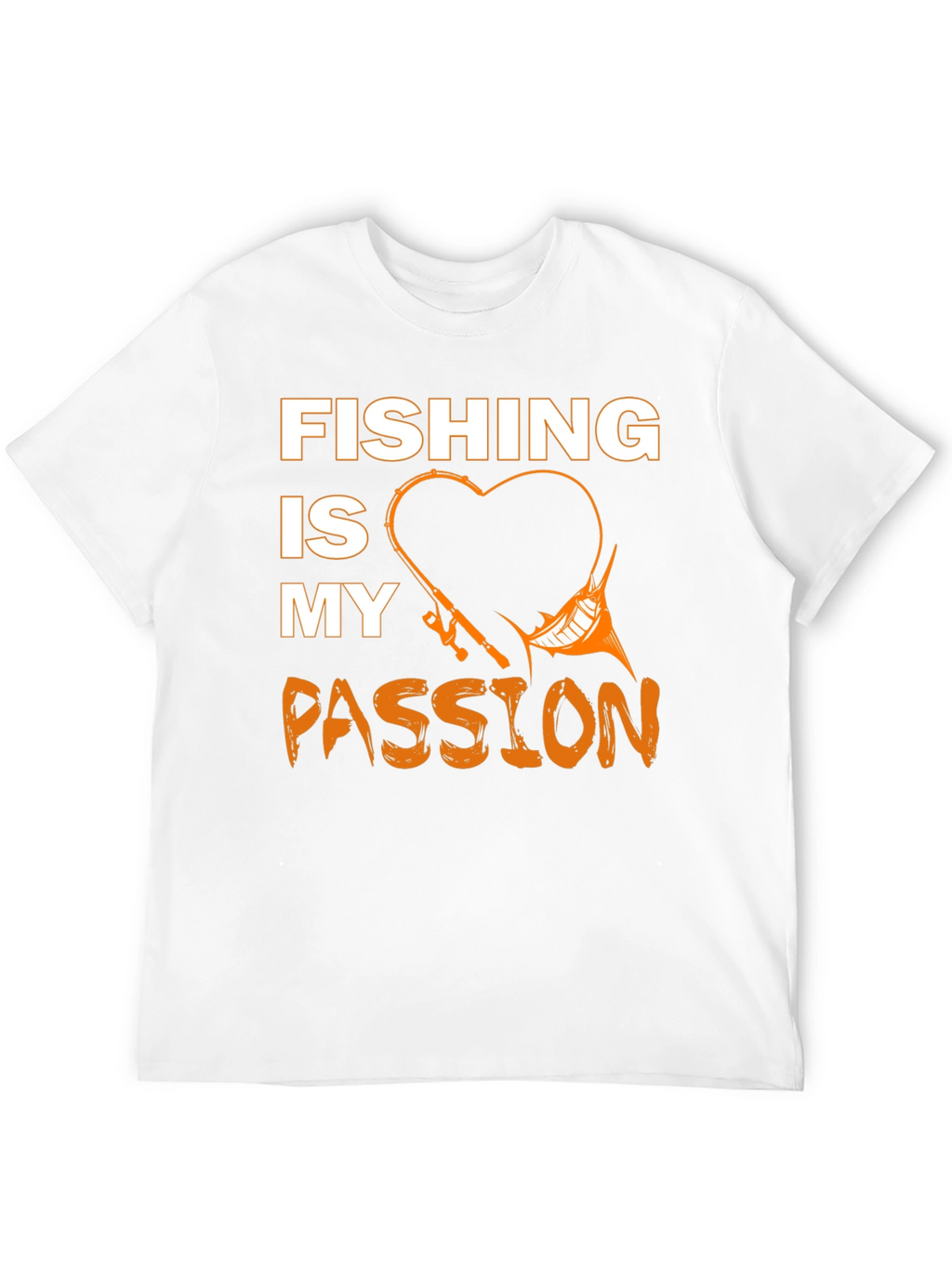 Fishing Is My Passion T-Shirt Black