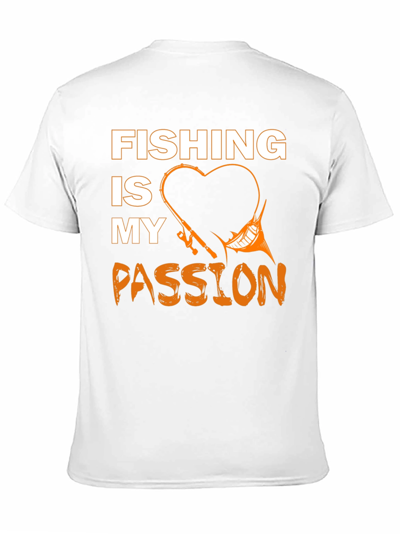 Fishing Is My Passion T-Shirt Black