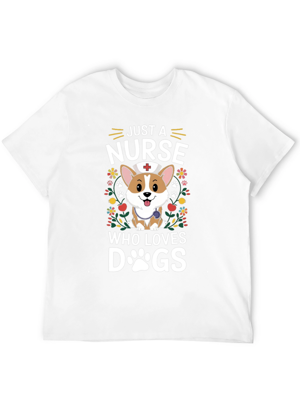 Just A Nurse Who Loves Dogs T-Shirt